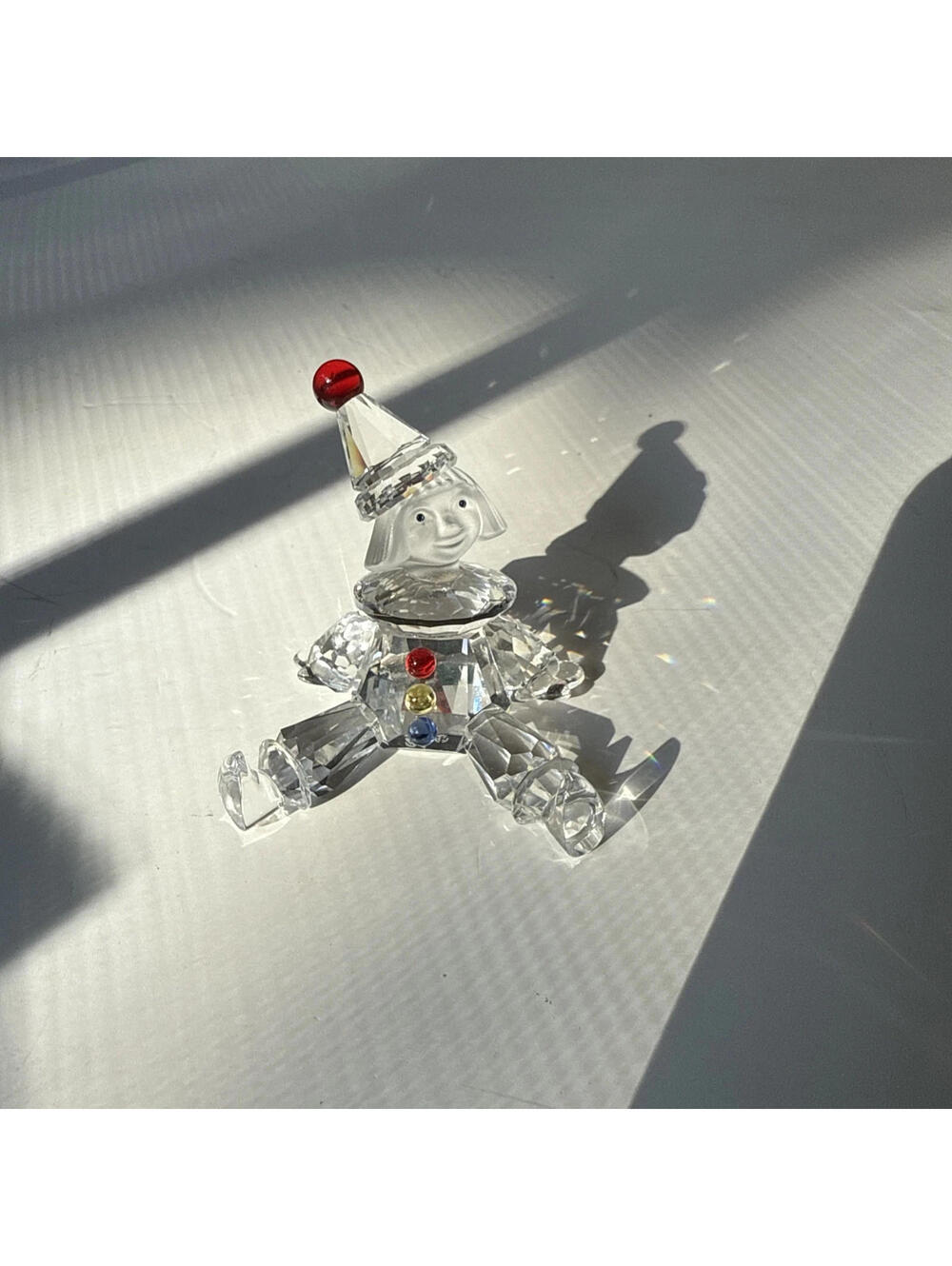 Swarovski Silver Crystal Clown Figurine - Picture 6 of 9
